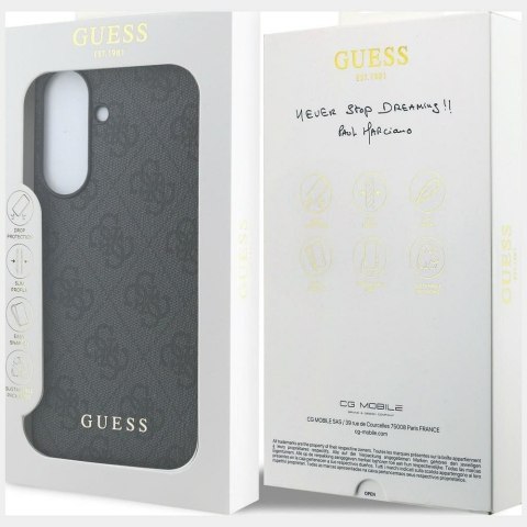 GUESS futerał do SAMSUNG Galaxy A37 GUHCSA37GF4GGR (PU 4G Classic Logo with Charm) czarny