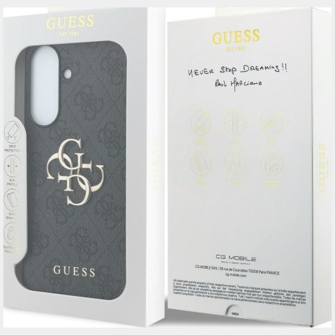 GUESS futerał do SAMSUNG Galaxy A57 GUHCSA574GMGGR (4G Big Metal Logo) czarny