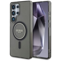 GUESS futerał do SAMSUNG S25 Ultra GUHMS25LHFGEREK (Magnetic IML Glitter Circle) czarny