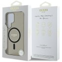GUESS futerał do SAMSUNG S25 Ultra GUHMS25LHFGEREK (Magnetic IML Glitter Circle) czarny