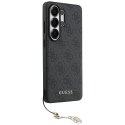 GUESS futerał do SAMSUNG S26 Ultra GUHMS26LGF4GGR (PU 4G Classic Logo with Charm) czarny