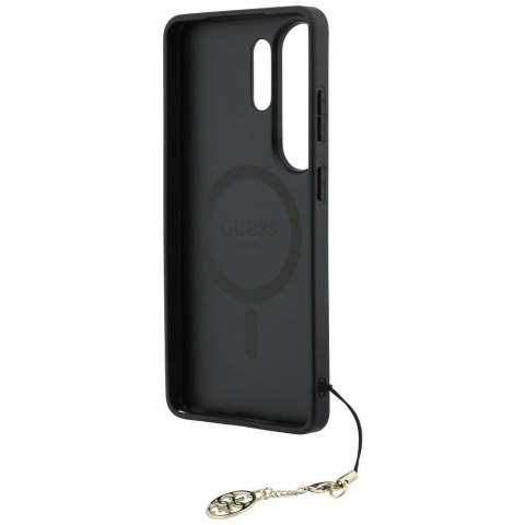 GUESS futerał do SAMSUNG S26 Ultra GUHMS26LGF4GGR (PU 4G Classic Logo with Charm) czarny