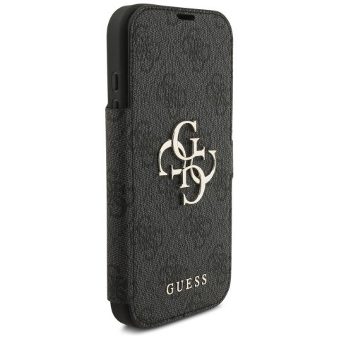 GUESS kabura do IPHONE 17 Pro GUBKP17L4GMGGR (PU 4G Metal Logo) czarna