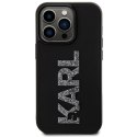 KARL LAGERFELD futerał do IPHONE 15 Pro Max KLHCP15X3DMBKCK (3D Logo Glitter) czarny