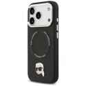 KARL LAGERFELD futerał do IPHONE 17 Pro Max kompatybilny z MagSafe KLHMP17XPSMLRKLK (PU Karl Pin) czarny
