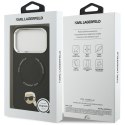 KARL LAGERFELD futerał do IPHONE 17 Pro Max kompatybilny z MagSafe KLHMP17XPSMLRKLK (PU Karl Pin) czarny