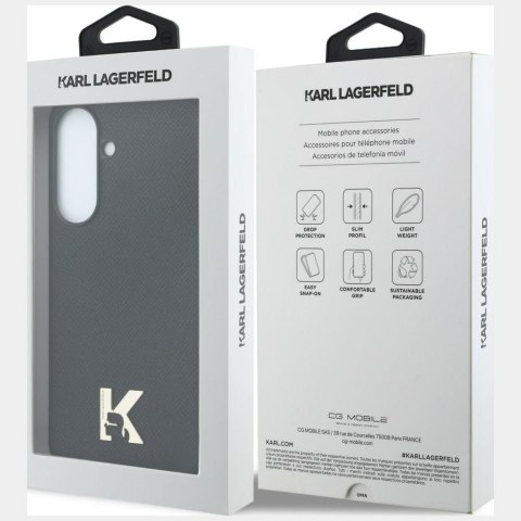 KARL LAGERFELD futerał do SAMSUNG A37 KLHCSA375PGFKHGK (PU W/ KHEAD LOGO BLACK ) czarny