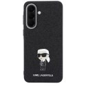 KARL LAGERFELD futerał do SAMSUNG A37 KLHCSA37GKNPSK (Fixed Glitter Ikonik Logo Metal Pin) czarny