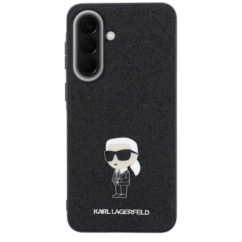 KARL LAGERFELD futerał do SAMSUNG A37 KLHCSA37GKNPSK (Fixed Glitter Ikonik Logo Metal Pin) czarny