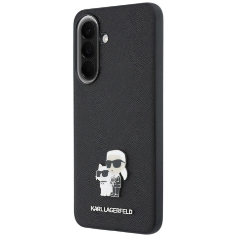 KARL LAGERFELD futerał do SAMSUNG A37 KLHCSA37PSAKCMPK (Saffiano W/ K&C Metal Logo) czarny