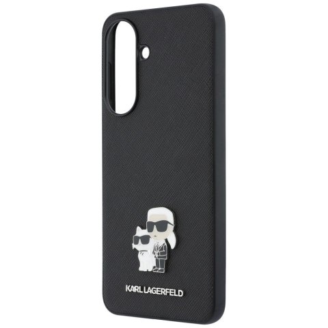 KARL LAGERFELD futerał do SAMSUNG A37 KLHCSA37PSAKCMPK (Saffiano W/ K&C Metal Logo) czarny