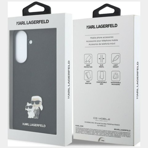 KARL LAGERFELD futerał do SAMSUNG A37 KLHCSA37PSAKCMPK (Saffiano W/ K&C Metal Logo) czarny