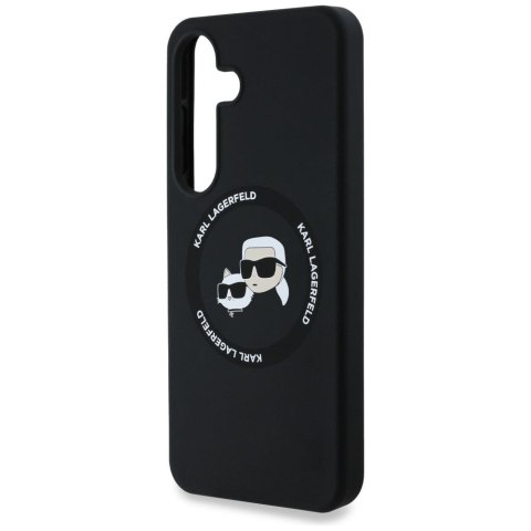 KARL LAGERFELD futerał do SAMSUNG S25 Plus KLHMS25MSKCHTCK (Magnetic Silicone Double Heads) czarny