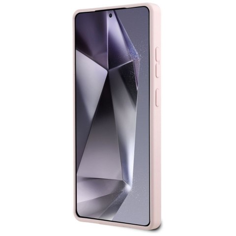 KARL LAGERFELD futerał do SAMSUNG S25 Ultra KLHMS25LSKCHTCP (Magnetic Silicone Double Heads) różowy