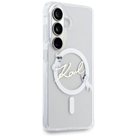 KARL LAGERFELD futerał do SAMSUNG S26 KLHMS26S5HKSCAH (Magnetic IML KC Script) transparentny