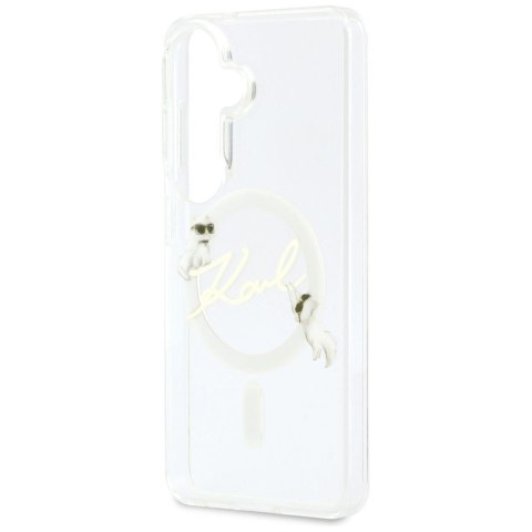 KARL LAGERFELD futerał do SAMSUNG S26 KLHMS26S5HKSCAH (Magnetic IML KC Script) transparentny