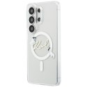 KARL LAGERFELD futerał do SAMSUNG S26 Ultra KLHMS26L5HKSCAH (Magnetic IML KC Script) transparentny