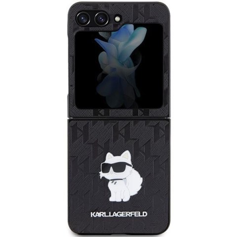 KARL LAGERFELD futerał do SAMSUNG Z FLIP 5 KLHCZF5SAPCHNPK (Saffiano Mono Choupette PIN) czarny