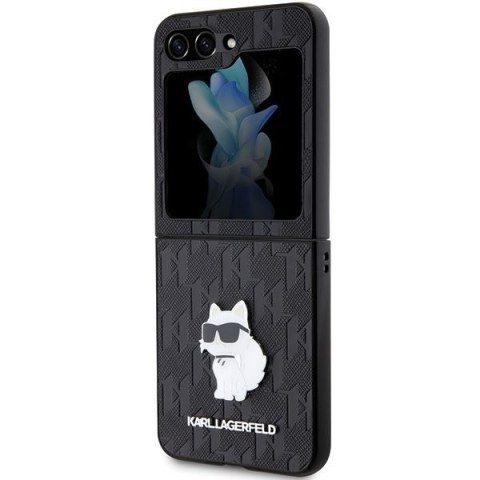 KARL LAGERFELD futerał do SAMSUNG Z FLIP 5 KLHCZF5SAPCHNPK (Saffiano Mono Choupette PIN) czarny