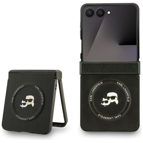 KARL LAGERFELD futerał do SAMSUNG Z FLIP7 kompatybilny z MagSafe KLHMZF7PSMLRKCK (PU K&C PINS) czarny