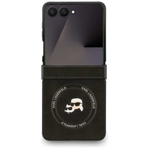 KARL LAGERFELD futerał do SAMSUNG Z FLIP7 kompatybilny z MagSafe KLHMZF7PSMLRKCK (PU K&C PINS) czarny
