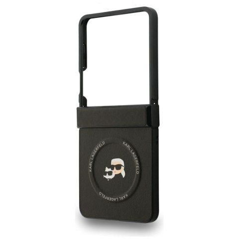 KARL LAGERFELD futerał do SAMSUNG Z FLIP7 kompatybilny z MagSafe KLHMZF7PSMLRKCK (PU K&C PINS) czarny