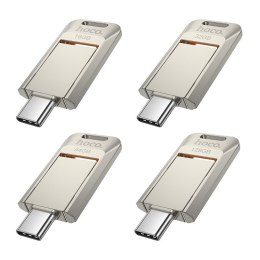 Pendrive 128GB USB 3.0 (USB C) Hoco UD17 nikiel