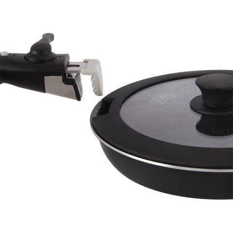 Pokrywka Szklana Borokrzemowa z Silikonowym Rantem 26 cm ORION