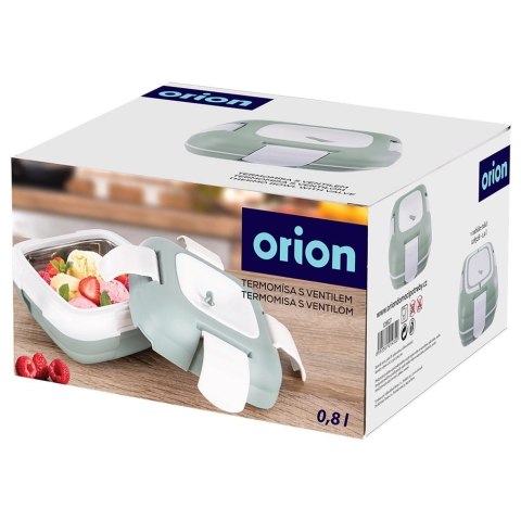 Termos Obiadowy TERMO Szczelny 800 ml ORION Zielony Mały Idealny na Porcję Zupy