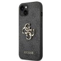 GUESS futerał do IPHONE 13 / 14 / 15 GUHCP14S4GMGGR (4G Big Metal Logo) szary
