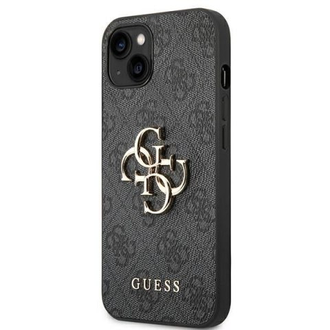 GUESS futerał do IPHONE 13 / 14 / 15 GUHCP14S4GMGGR (4G Big Metal Logo) szary