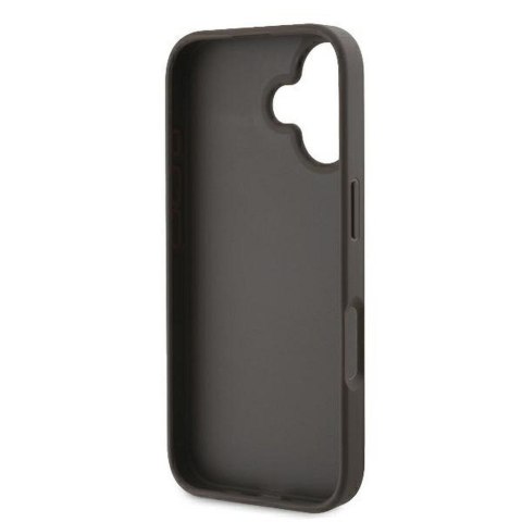 GUESS futerał do IPHONE 16 GUHCP16S4GMGBR (4G PU Big Logo) brązowy