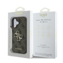 GUESS futerał do IPHONE 16 GUHCP16S4GMGBR (4G PU Big Logo) brązowy
