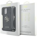 GUESS futerał do IPHONE 16 Plus GUHCP16MP4GMGCRK (CBDY PU 4G Big Logo W/Cord Strap) czarny