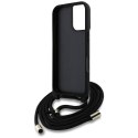 GUESS futerał do IPHONE 16 Plus GUHCP16MP4GMGCRK (CBDY PU 4G Big Logo W/Cord Strap) czarny