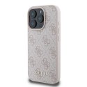 GUESS futerał do IPHONE 16 Pro GUHCP16LG4GFPI (PU 4G Classic) różowy