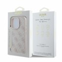 GUESS futerał do IPHONE 16 Pro GUHCP16LG4GFPI (PU 4G Classic) różowy