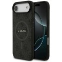 GUESS futerał do IPHONE 17 Air kompatybilny z MagSafe GUHMP17MG4GFRK (PU 4G Ring Classic Logo) czarny