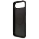 GUESS futerał do IPHONE 17 Air kompatybilny z MagSafe GUHMP17MG4GFRK (PU 4G Ring Classic Logo) czarny