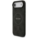 GUESS futerał do IPHONE 17 Air kompatybilny z MagSafe GUHMP17MG4GFRK (PU 4G Ring Classic Logo) czarny