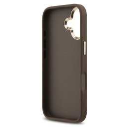 GUESS futerał do IPHONE 17 GUHCP17S4GMGCBR (PU W/ Big 4G Classic Logo) złoto brązowy
