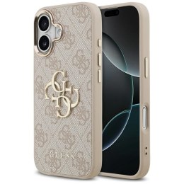 GUESS futerał do IPHONE 17 GUHCP17S4GMGCPI (PU W/ Big 4G Classic Logo) złoto różowy
