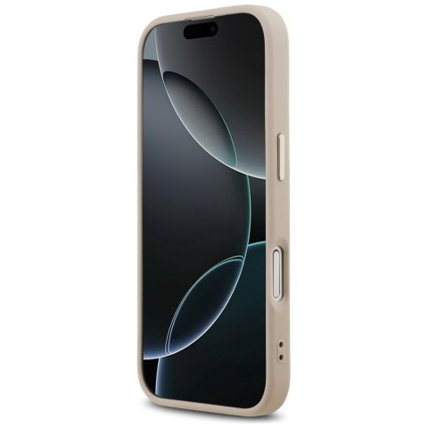 GUESS futerał do IPHONE 17 GUHCP17S4GMGCPI (PU W/ Big 4G Classic Logo) złoto różowy
