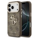 GUESS futerał do IPHONE 17 Pro GUHCP17L4GMGCBR (PU W/ Big 4G Classic Logo) złoto brązowy