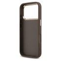 GUESS futerał do IPHONE 17 Pro GUHCP17L4GMGCBR (PU W/ Big 4G Classic Logo) złoto brązowy