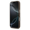 GUESS futerał do IPHONE 17 Pro GUHCP17L4GMGCBR (PU W/ Big 4G Classic Logo) złoto brązowy