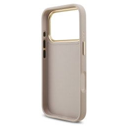 GUESS futerał do IPHONE 17 Pro GUHCP17L4GMGCPI (PU W/ Big 4G Classic Logo) złoto różowy