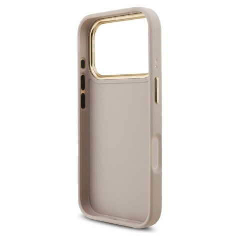 GUESS futerał do IPHONE 17 Pro GUHCP17L4GMGCPI (PU W/ Big 4G Classic Logo) złoto różowy