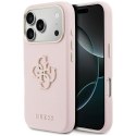 GUESS futerał do IPHONE 17 Pro GUHCP17L5PS4RGGP (PU FW Resin Logo) różowy