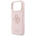 GUESS futerał do IPHONE 17 Pro GUHCP17L5PS4RGGP (PU FW Resin Logo) różowy